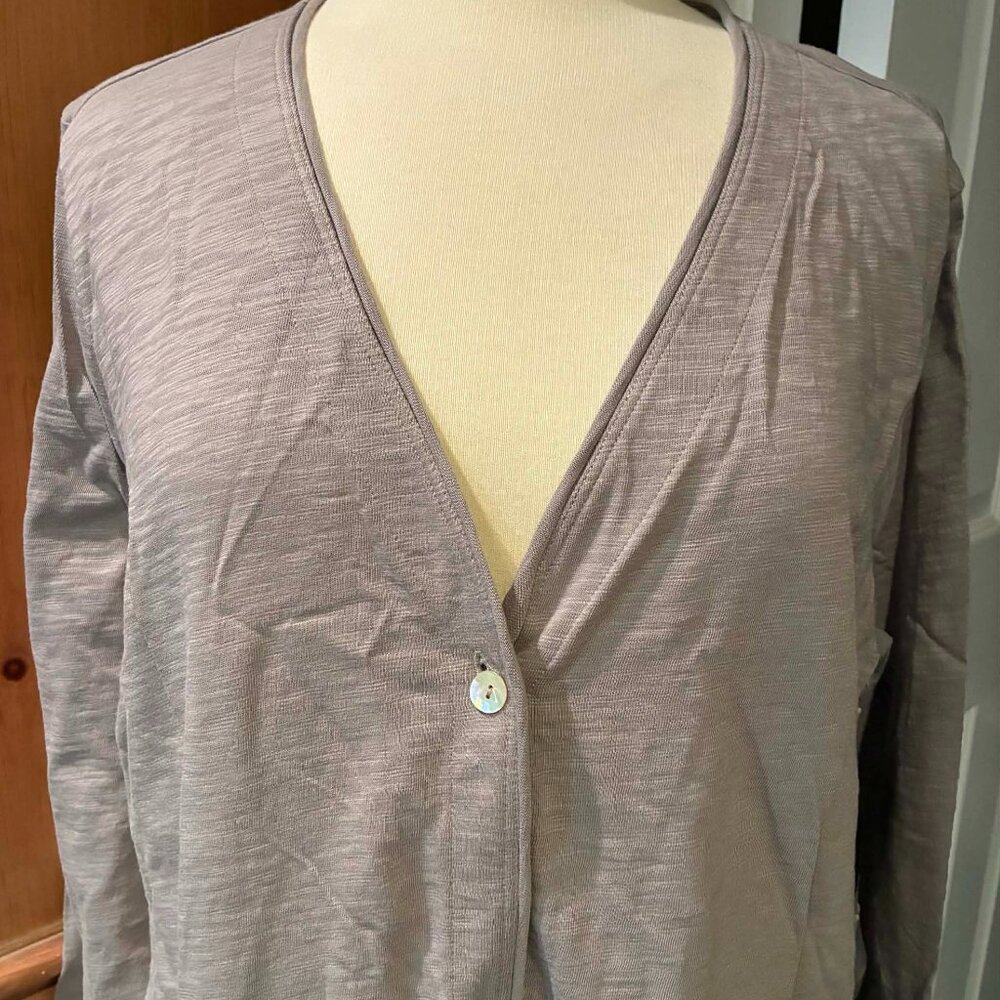 Habitat NEW NWT Lightweight Long Jacket Taupe Beige